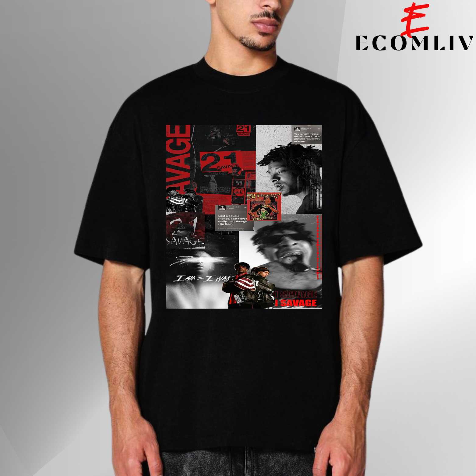 21 Savage Rap Tee, Vintage Hip Hop Unisex Shirt
